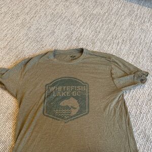 Whitefish golf course tee men’s small